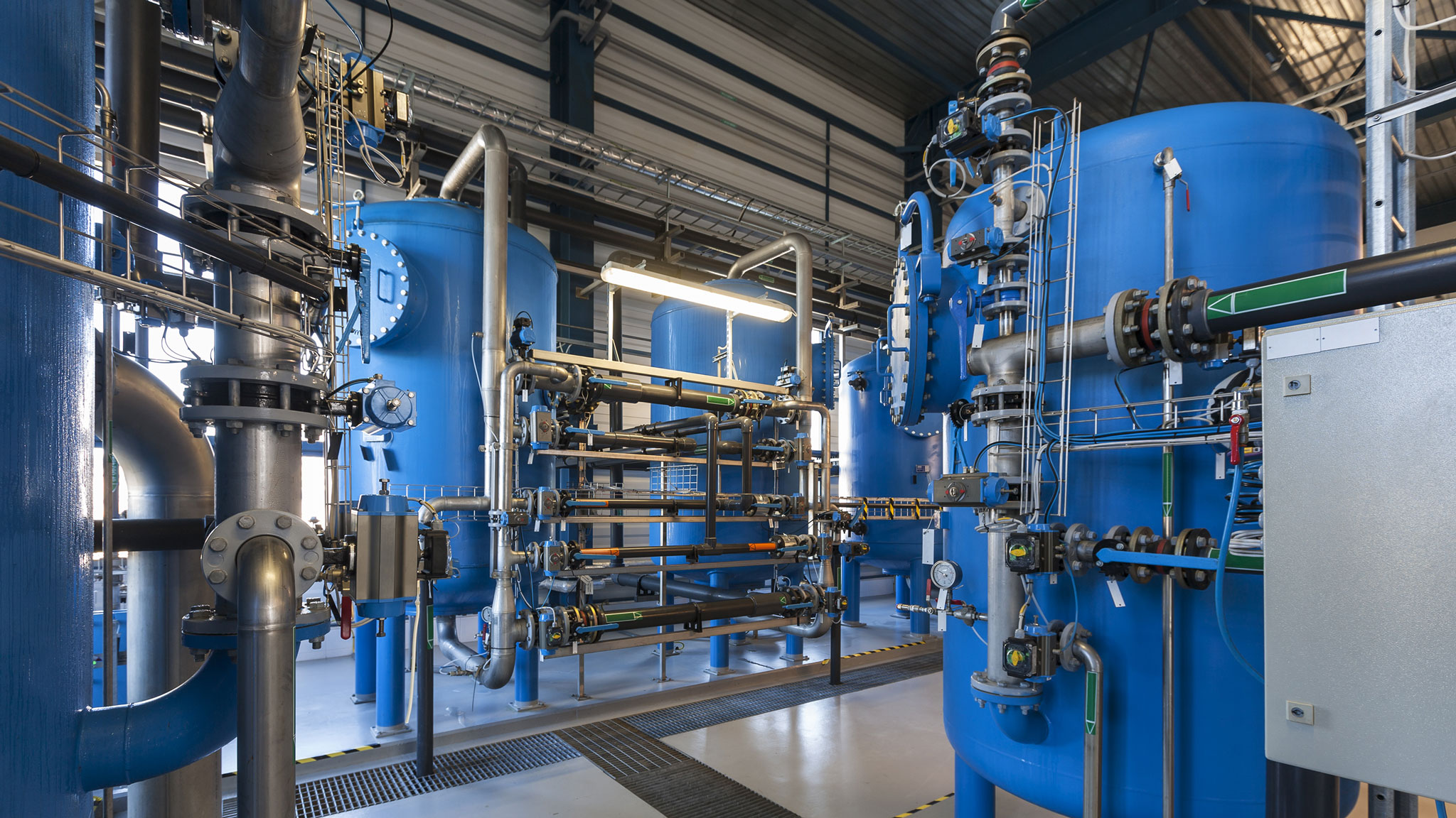 Impianti di trattamento e depurazione acque industriali con sistemi di osmosi inversa e ZLD.